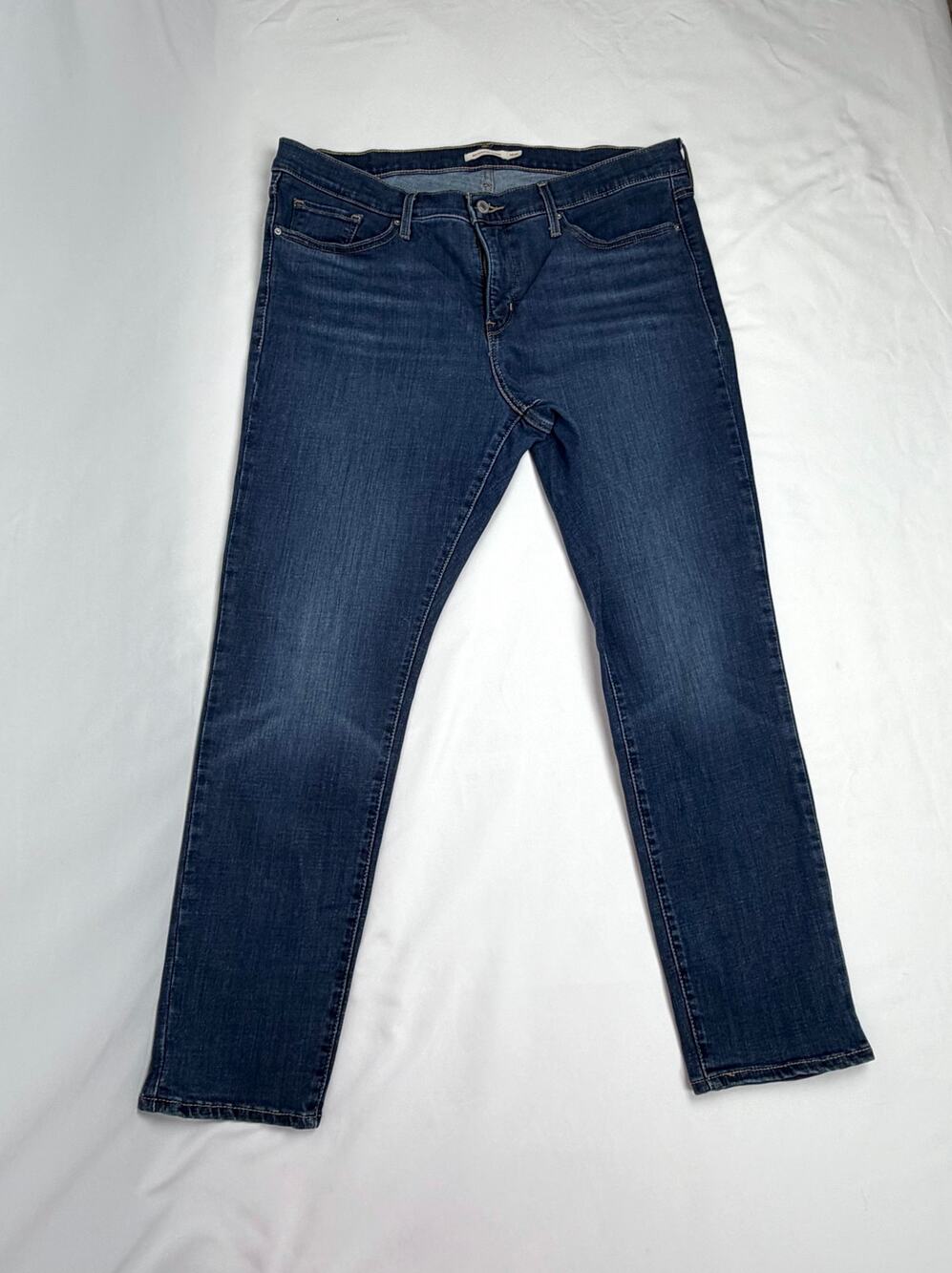 Levi's 311 Shaping Skinny Jeans Women's 18W Blue Stretch Denim Plus Size 29"